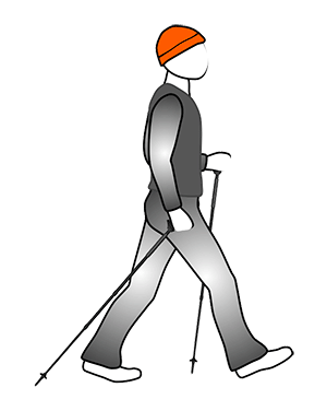 pacerpole walking man